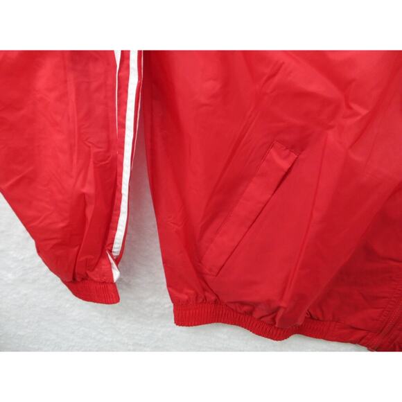 NWT Vtg Y2K 90s ADIDAS TEAM Jefferson Soccer Men XL Nylon Lined Full Zip Jacket - Picture 4 of 12